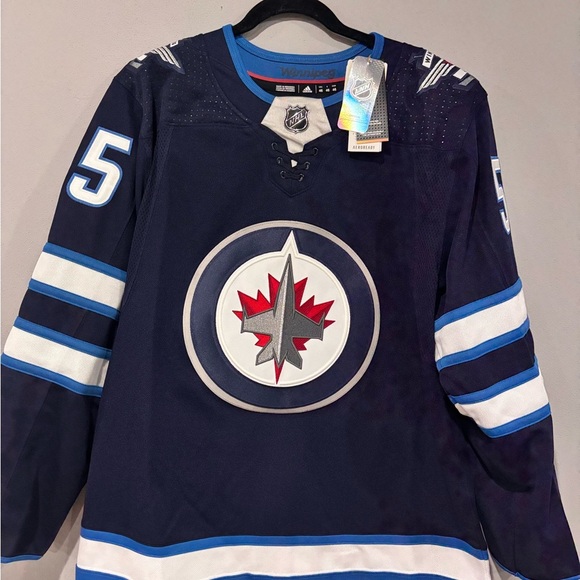 Winnipeg Jets Scheifele Navy and White NHL Jersey - Picture 5 of 6